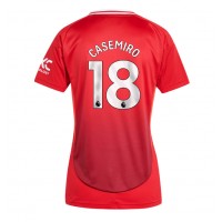 Manchester United Casemiro #18 Hjemmedrakt Dame 2024-25 Kortermet